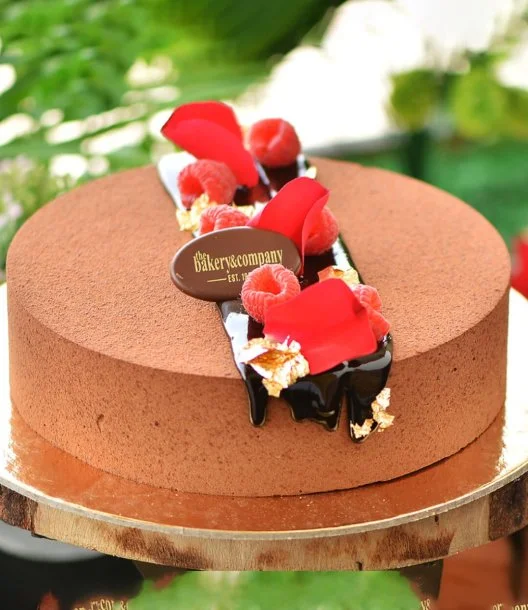 Chocolate Raspberry Cake by Bakery & Company