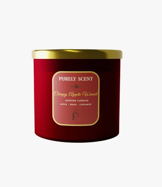 Crispy Apple Wood Candle by Purely Scent