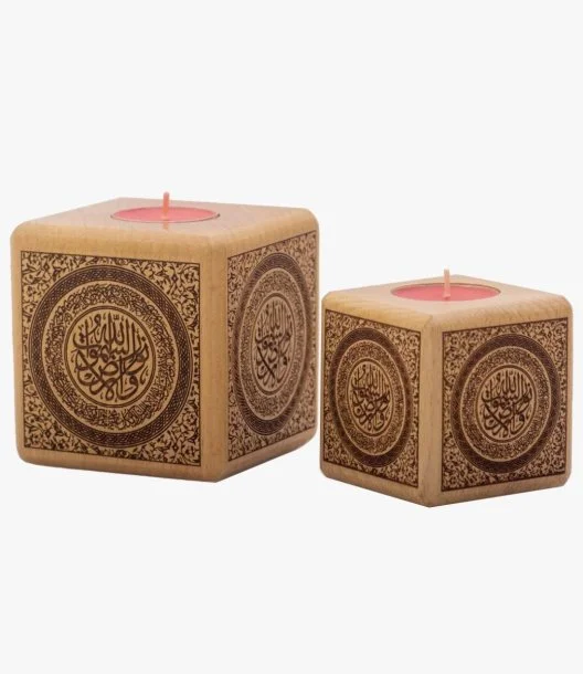 Cube Candles Set Large & Small 1