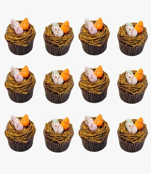 Easter Chocolate Cupcakes Pack of 12 by Bloomsbury's