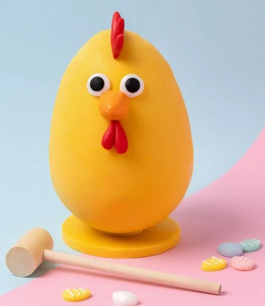 Easter Yellow Chicken Chocolate Egg Smash By Cake Social