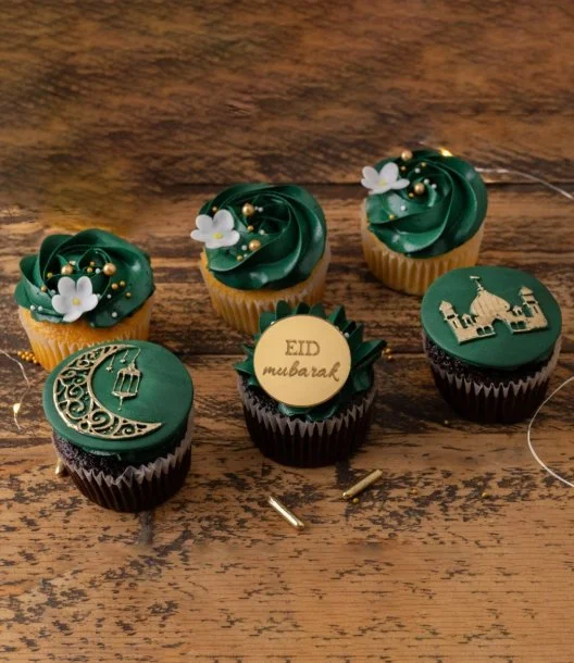 Eid Embossed Cupcakes 12pcs by Cake Social