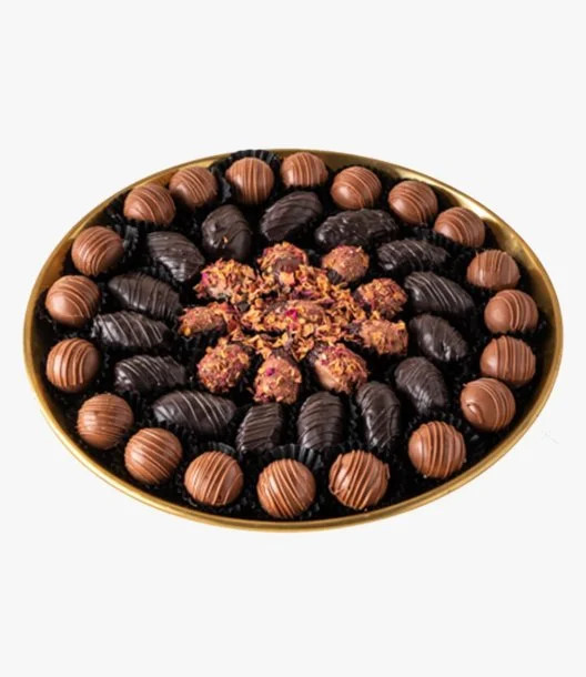 EID Gift, Truffles and Dates arrangement by NJD