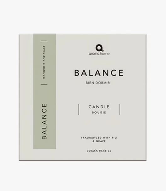Essential Oil Candle, Balance, Fig and Grape