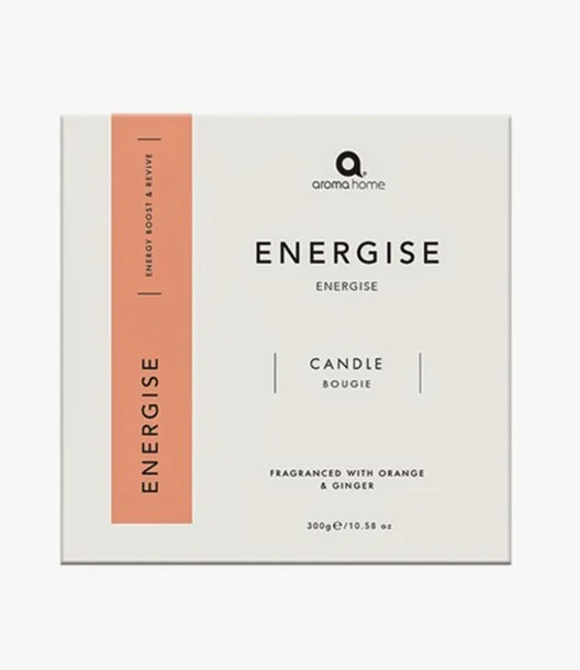 Essential Oil Candle, Energise, Orange & Ginger