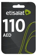 Etisalat Mobile Recharge Card - AED 110
