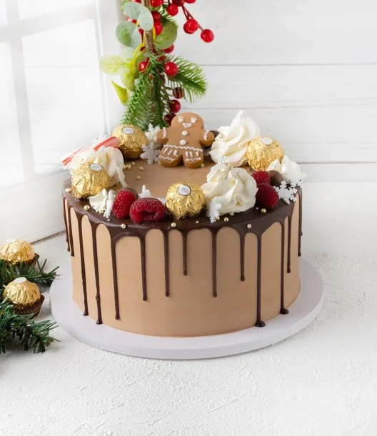 Festive Christmas Cake 1.5 kg by Cake Social