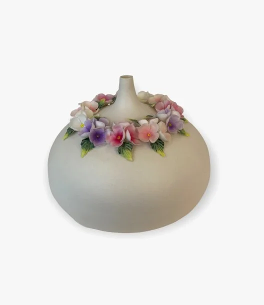 Floral Marble Vase 1