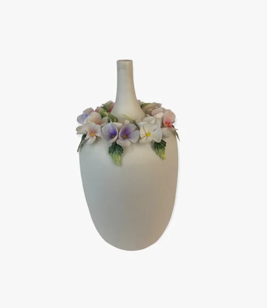 Floral Marble Vase 3