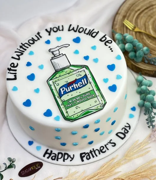 Funny Purhell Father's Day Cake by Sugaholic