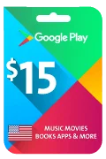 Google Play Gift Card - USD 15
