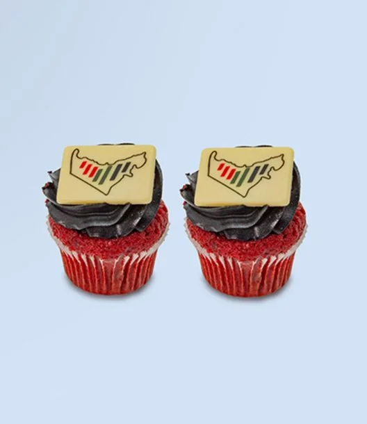 I LOVE UAE Cupcakes Box of 2 pcs by Bloomsbury's