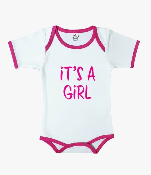 It's a Girl' Baby Bodysuit By Fay Lawson
