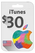 iTunes Gift Card - USD 30