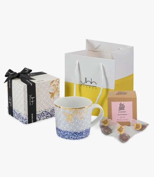 Kunooz Cherry Blossom Tea Gift Set by Silsal