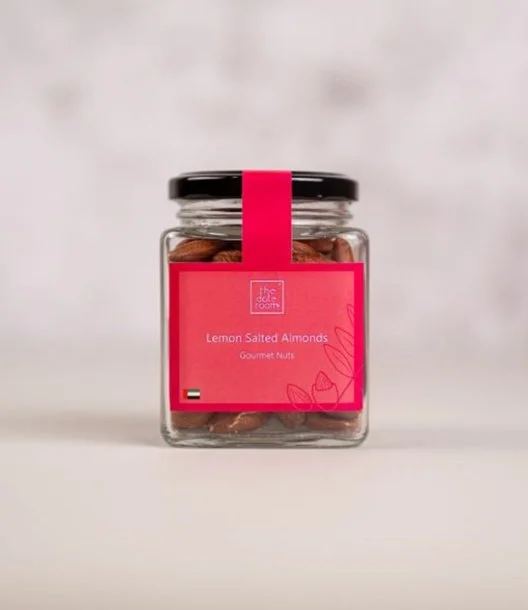 Lemon Salted Almonds Jar by The Date Room