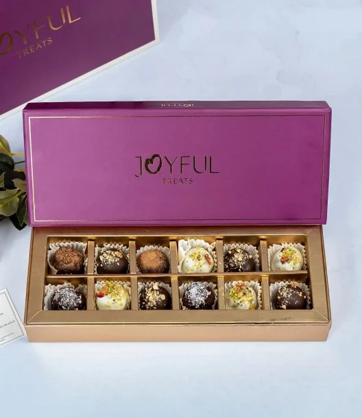 Luxury Assorted Truffle Box by Joyful Treats