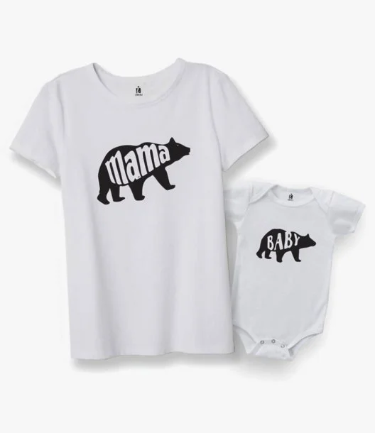 Mama, Baby (Bear) Mother and Baby Shirts