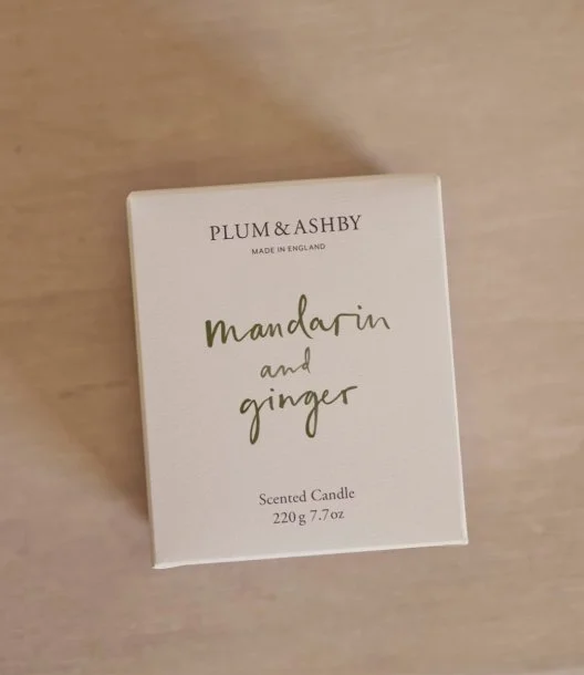 Mandarin & Ginger Candle by Plum & Ashby