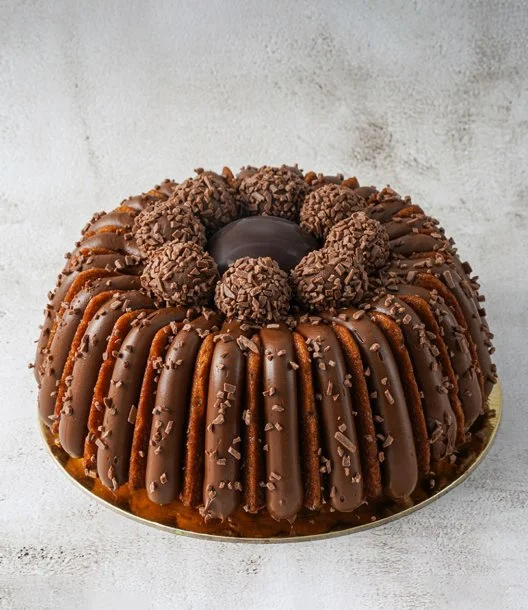 Nutella & Hazelnut Bundt Cake By Bloomsbury's