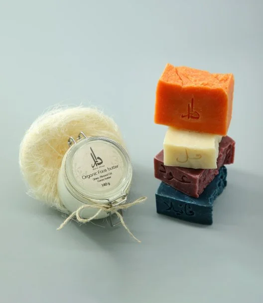 Organic Face butter & Soaps set by Dara Shop