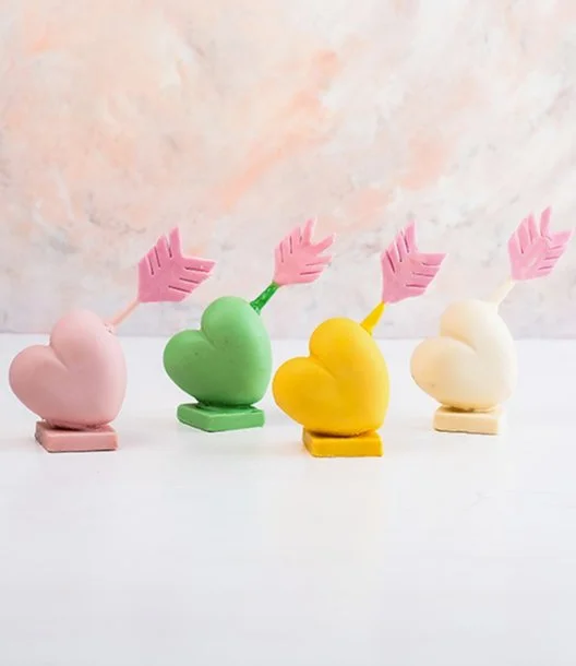 Pastel Heartsicles Set of 4 by NJD