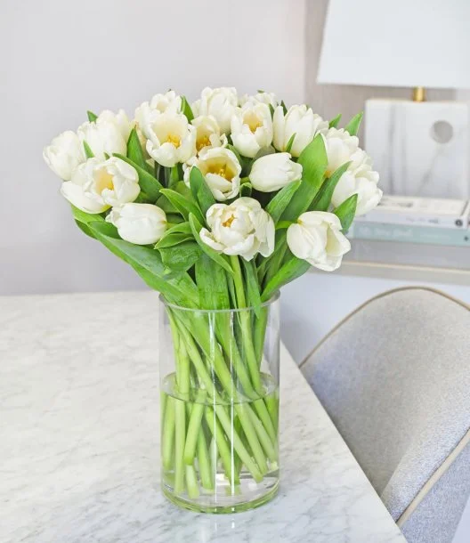 Peaceful White Flower Bouquet