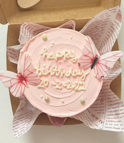 Pearls Pink Birthday Cake by Cake Flake