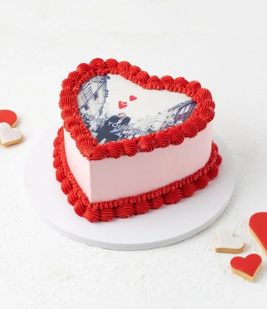 Photo Print Valentine's Cake 500g by Cake Social