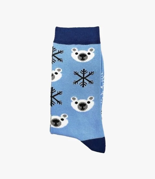 Polar Bear Socks by Socksat (Unisex) 2 Pairs 