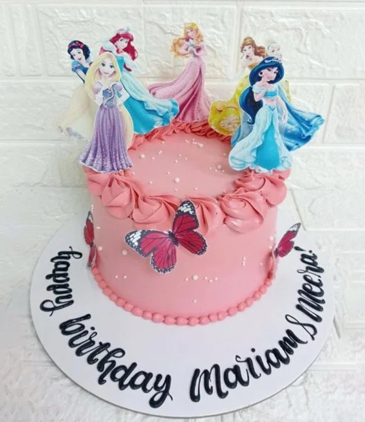 Princess 2D Cake by Celebrating Life Bakery