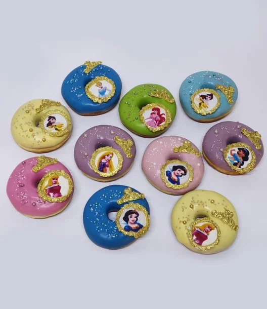 Princess Themed Donuts Set of 12 by Celebrating Life Bakery