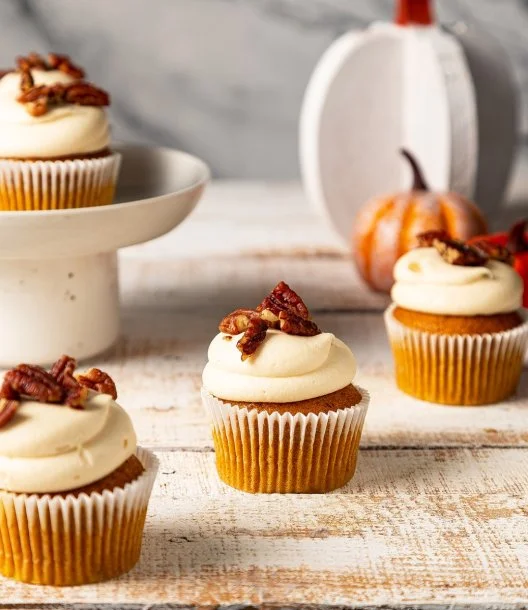 Pumpkin Cupcake with salted caramel by Sugar Daddy's Bakery (6pcs) 