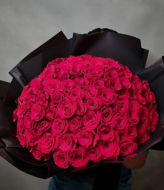 Pure Love Roses Bouquet (Xl) by Camelia Flowers