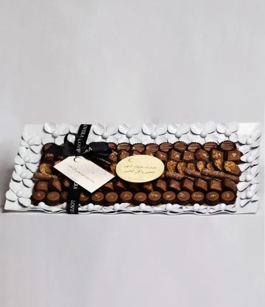 Ramadan Chocolate Plate