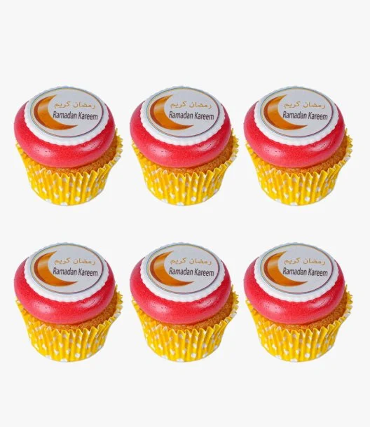 Ramadan Kareem Vanilla Cupcakes Pack of 6 by Bloomsbury's