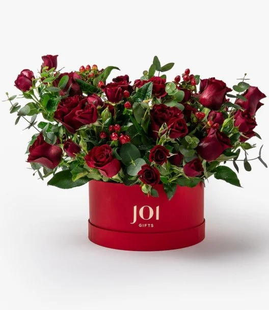 Red Romance Luxury Flower Box