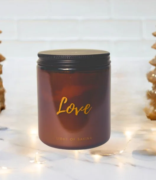 Rose Love Candle 250ml by Light of Sakina 