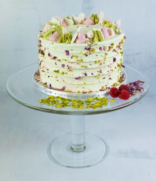 Rose Pistachio Cake by Gossip Café 