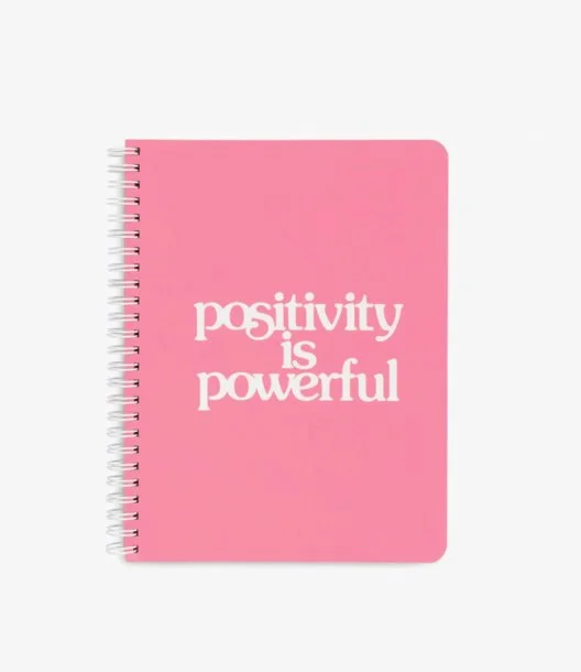 Rough Draft Mini Notebook, Positivity is Powerful by Ban.do