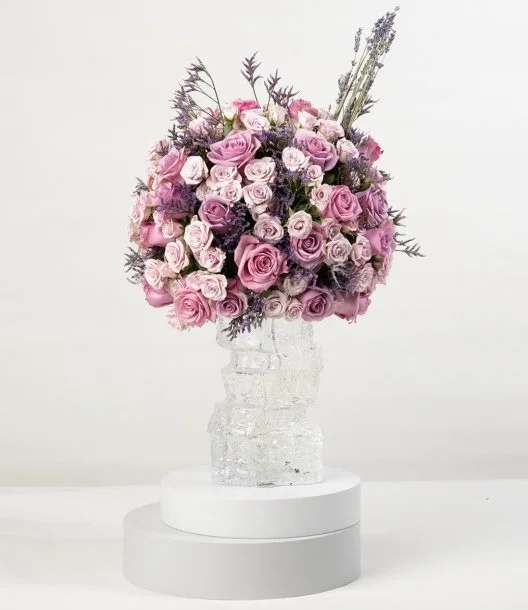 Shades of Purple Luxury Flower Arrangement