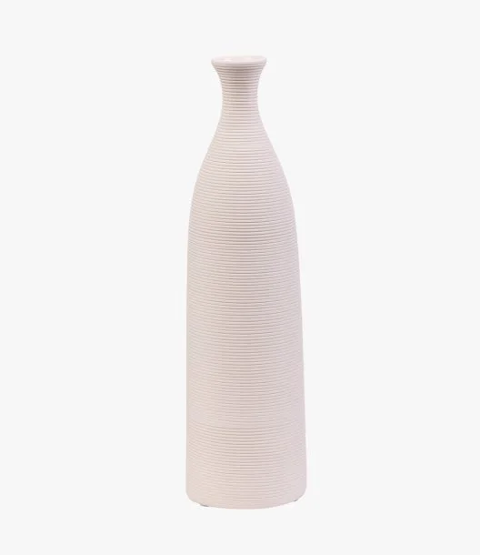Short Ceramic Wrinkle Vase by A'ish Home