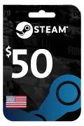 Steam Wallet Card - USD 50