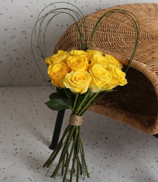 Sunny Flower Roses Bouquet