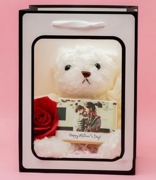 Teddy Bear & Photo Cookie Mother's Day Bundle by Cake Social
