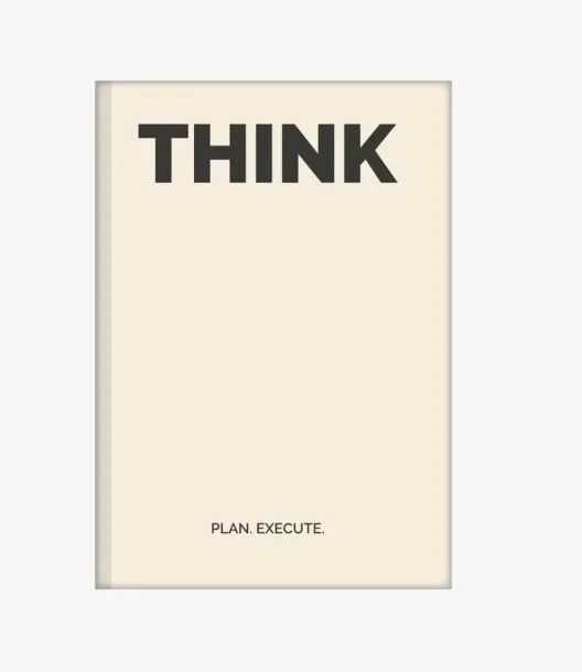 Think. Plan. Execute. Notebook By The Royal Page Co