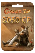 TQ Conquer Online Points Card - 2,050 Conquer Points