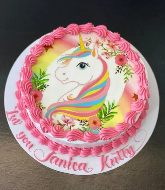 Unicorn Theme Cake by Celebrating Life Bakery