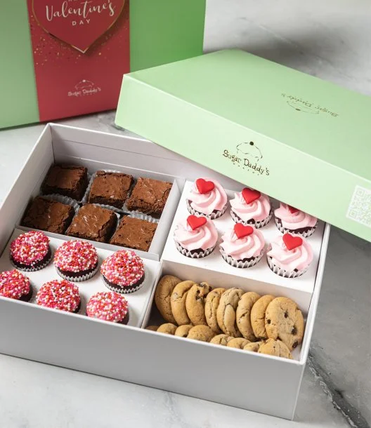 Valentine Mini Assortments Box by Sugar Daddy's Bakery 
