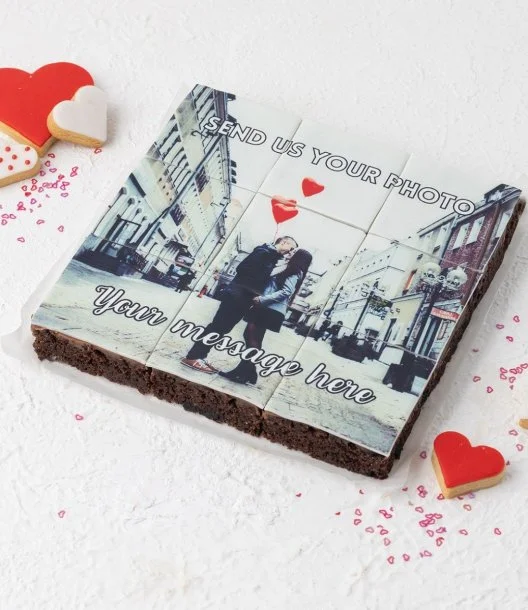 Valentine's Day Printed Brownies by Cake Social